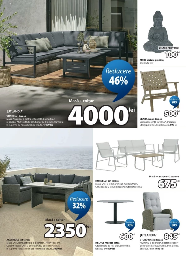 Catalog JYSK - Catalogul cu reduceri, pagina 4: reduceri și oferte 24 aprilie - 26 mai 2026