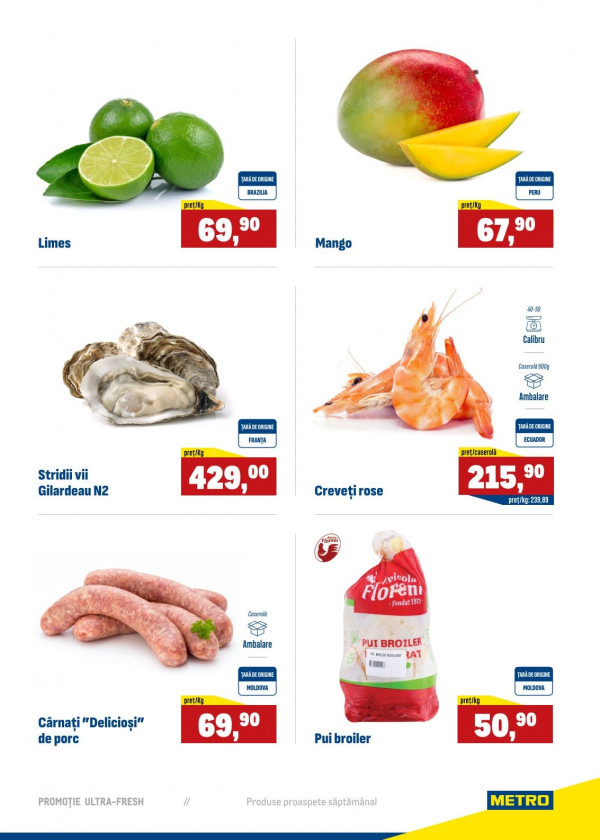 Каталог Metro - Щотижневі пропозиції на свіжі продукти, сторінка 3: знижки та акції 16 - 22 квітня 2026