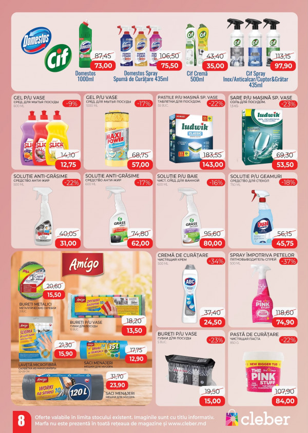 Catalog Cleber - Catalogul cu reduceri, pagina 8: reduceri și oferte 23 martie - 30 aprilie 2026