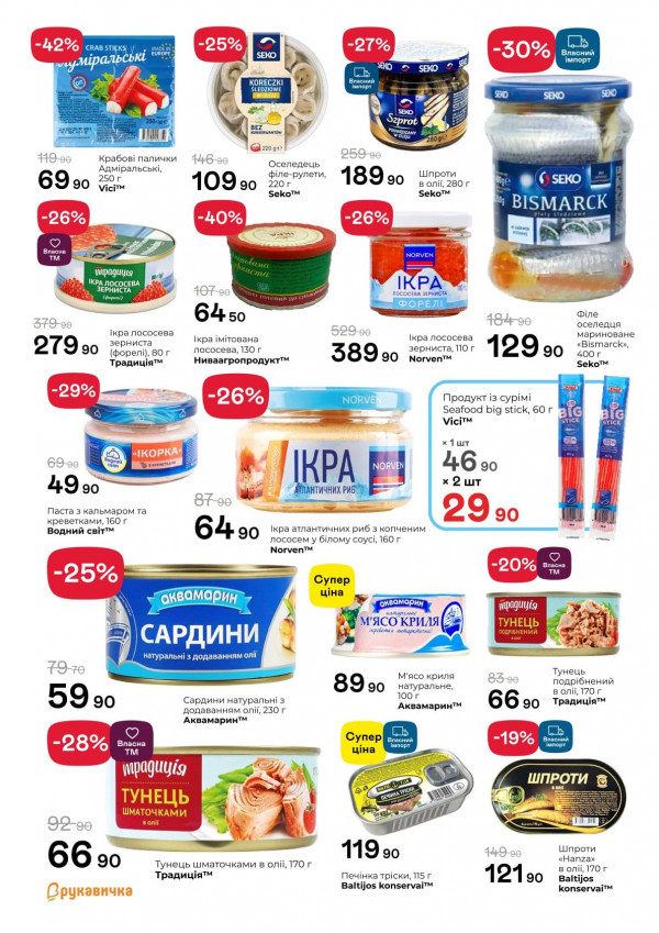 Каталог Рукавичка - Каталог знижок, сторінка 6: знижки та акції 02 - 15 квітня 2026