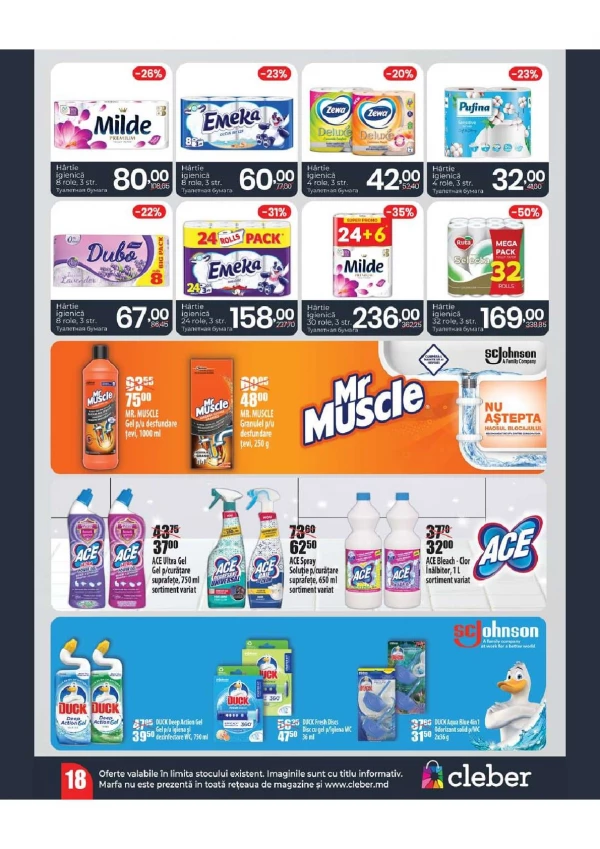 Catalog Cleber - Catalogul cu reduceri, pagina 18: reduceri și oferte 03 august - 13 septembrie 2026