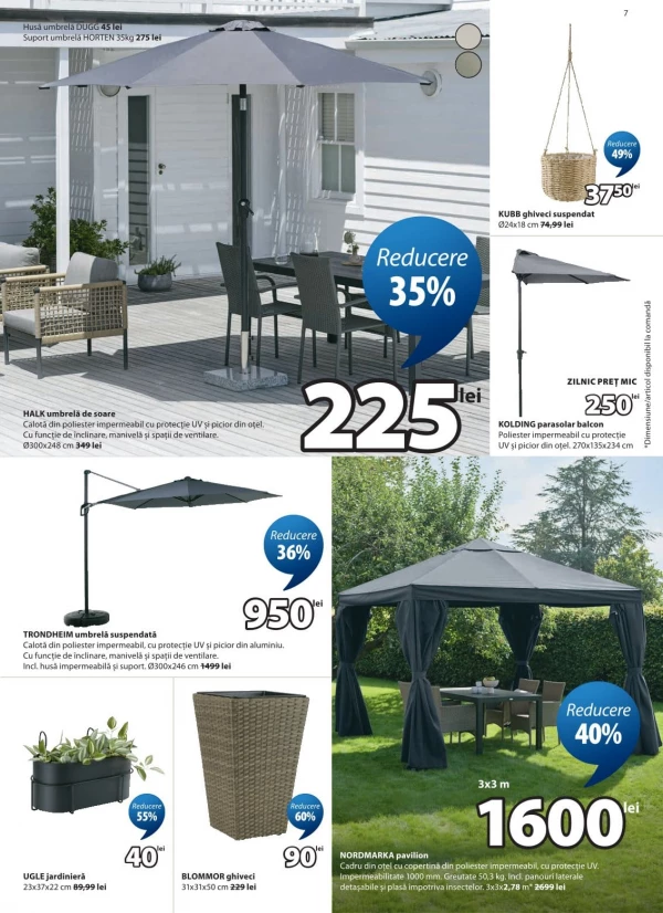 Catalog JYSK - Catalogul cu reduceri, pagina 7: reduceri și oferte 24 aprilie - 26 mai 2026