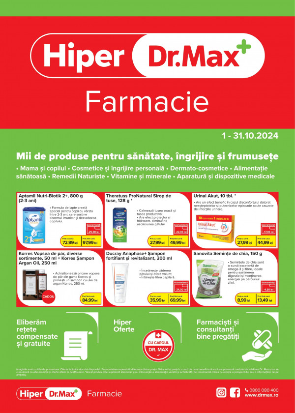 DrMax catalog cu reduceri