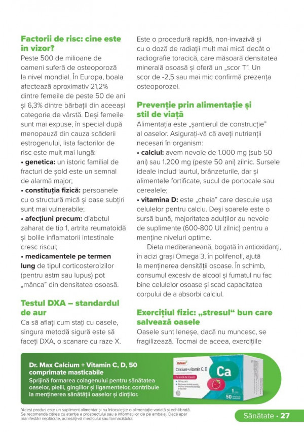 Catalog DrMax - Catalogul Sanatate, pagina 27: reduceri și oferte 01 martie - 31 mai 2026