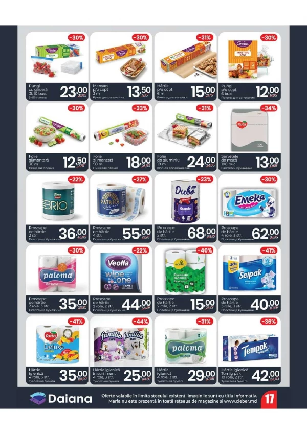 Catalog Cleber - Catalogul cu reduceri, pagina 17: reduceri și oferte 03 august - 13 septembrie 2026