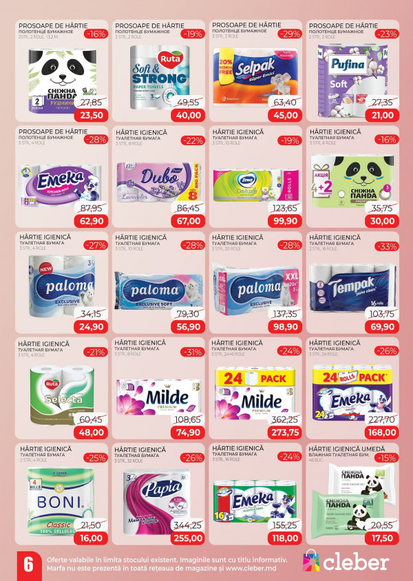 Catalog Cleber - Catalogul cu reduceri, pagina 6: reduceri și oferte 23 martie - 30 aprilie 2026