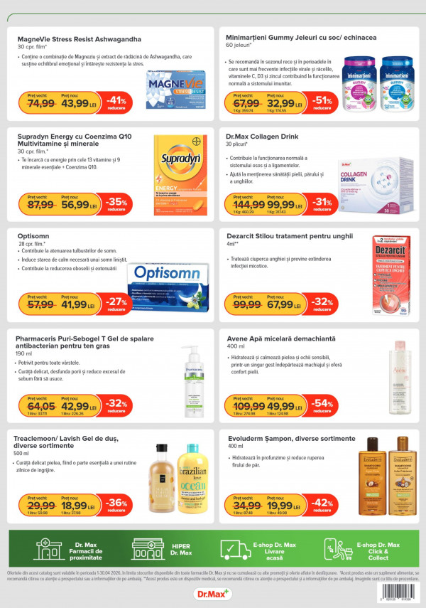 Catalog DrMax - Catalogul cu reduceri, pagina 8: reduceri și oferte 01 - 30 aprilie 2026