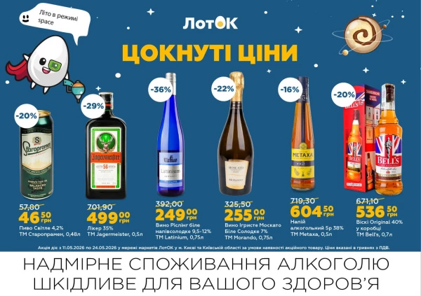 Каталог ЛотОК - Каталог знижок, сторінка 15: знижки та акції 11 - 24 травня 2026