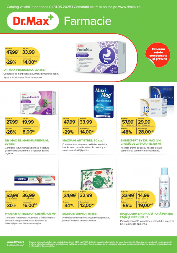 DrMax catalog cu reduceri
