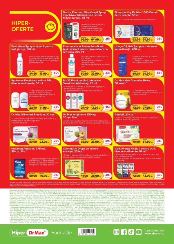 Catalog DrMax - Catalogul cu reduceri, pagina 8: reduceri și oferte 01 - 31 mai 2026