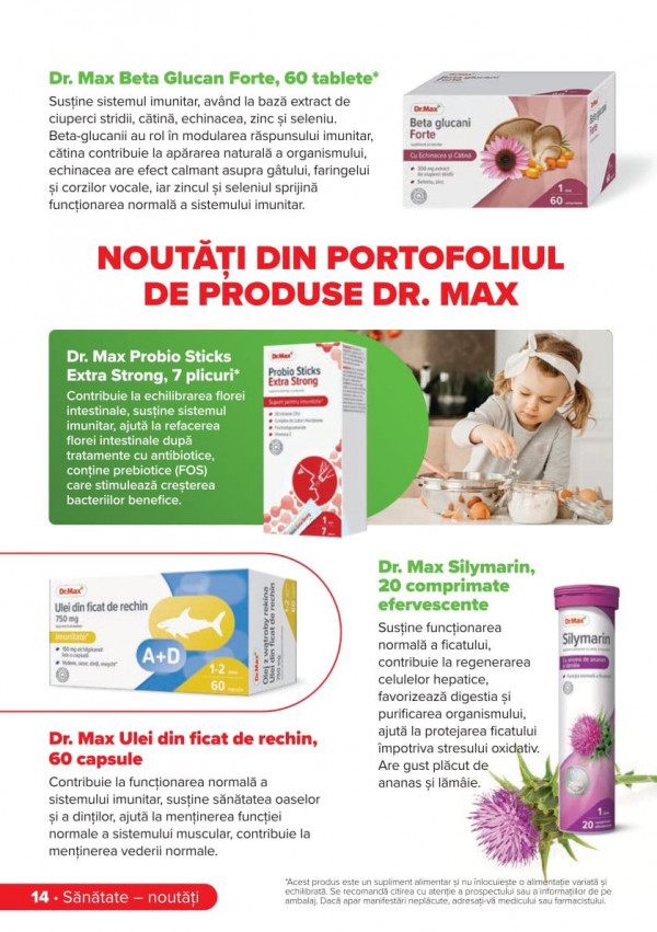 Catalog DrMax - Catalogul Sanatate, pagina 14: reduceri și oferte 01 martie - 31 mai 2026