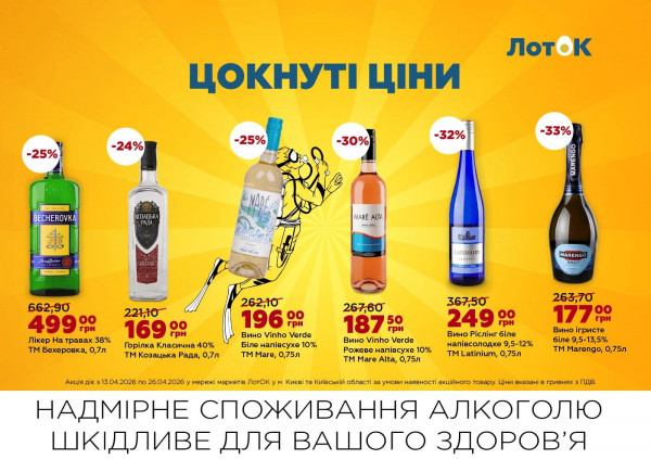 Каталог ЛотОК - Каталог знижок, сторінка 12: знижки та акції 13 - 26 квітня 2026