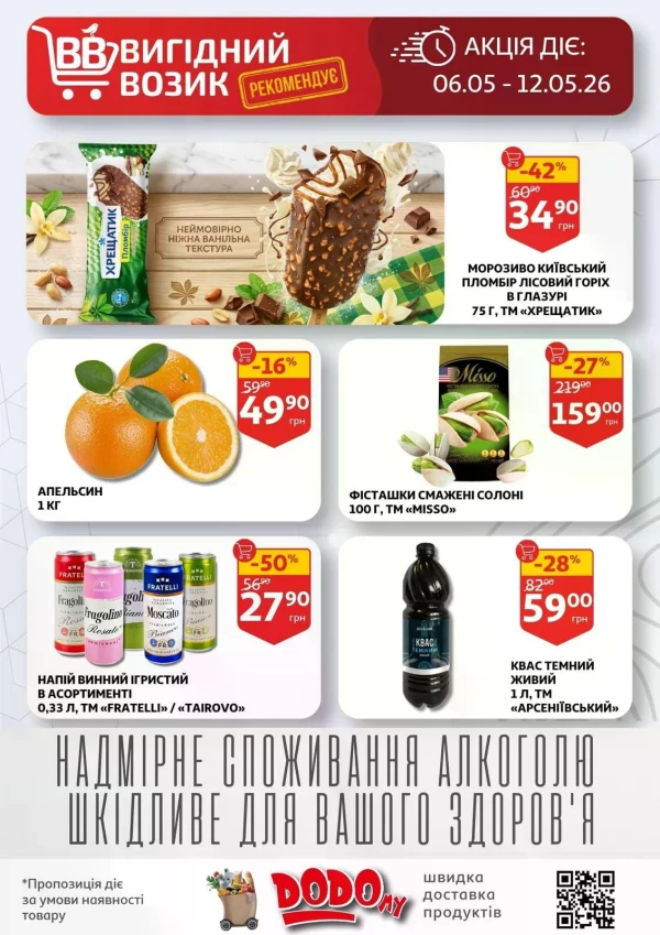 Каталог Auchan - Каталог знижок, сторінка 3: знижки та акції 06 - 12 травня 2026
