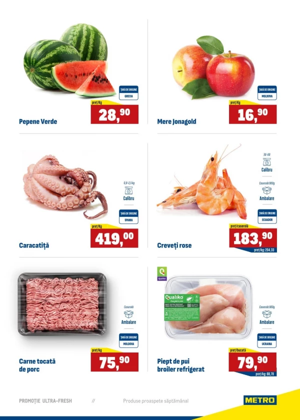 Каталог Metro - Щотижневі пропозиції на свіжі продукти, сторінка 3: знижки та акції 14 - 20 травня 2026