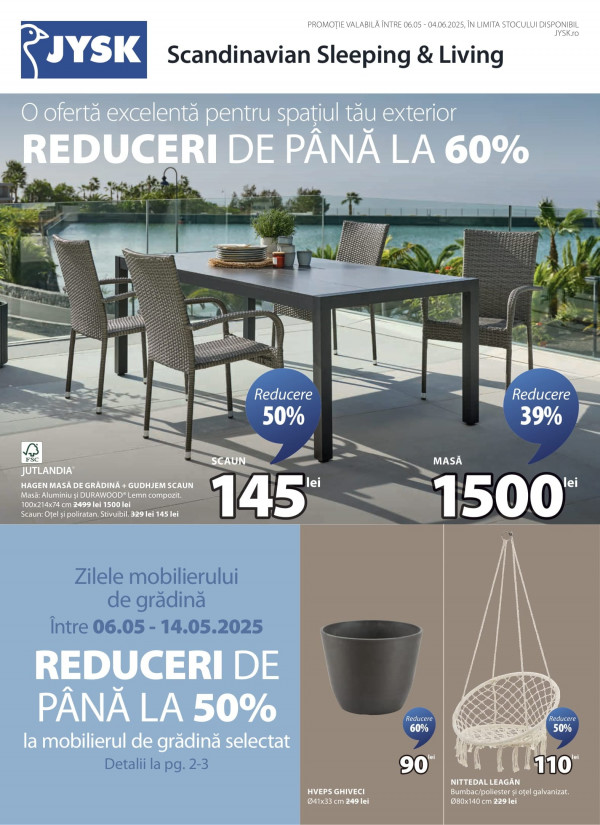 JYSK catalog cu reduceri