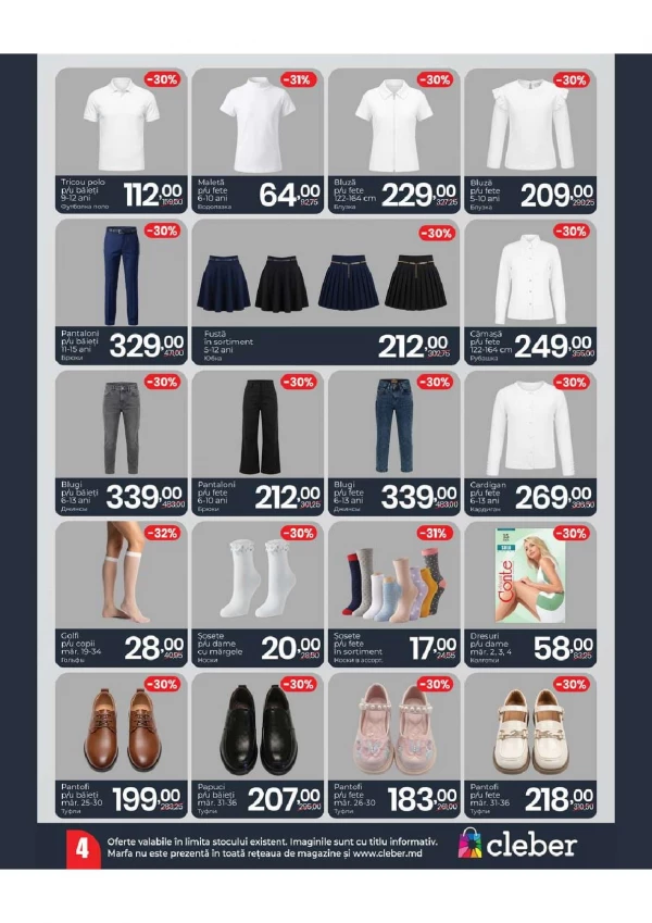 Catalog Cleber - Catalogul cu reduceri, pagina 4: reduceri și oferte 03 august - 13 septembrie 2026