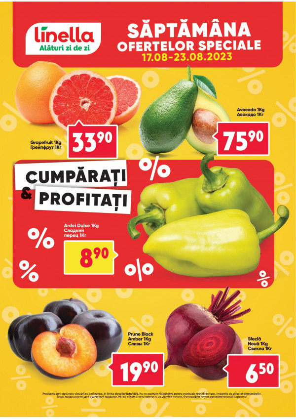 Linella catalog cu reduceri 17 23 August 2023