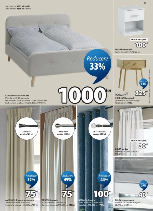Catalog JYSK - Catalogul cu reduceri, pagina 15: reduceri și oferte 24 aprilie - 26 mai 2026