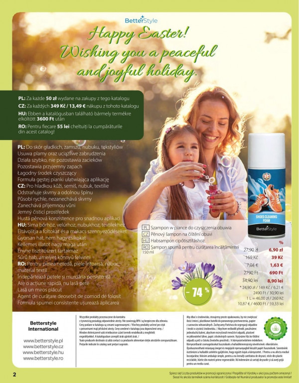Catalog Betterstyle - Catalogul cu reduceri, pagina 2: reduceri și oferte 01 - 30 aprilie 2026