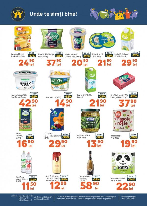Catalog Alvi Market - Catalogul cu reduceri, pagina 2: reduceri și oferte 26 martie - 08 aprilie 2026