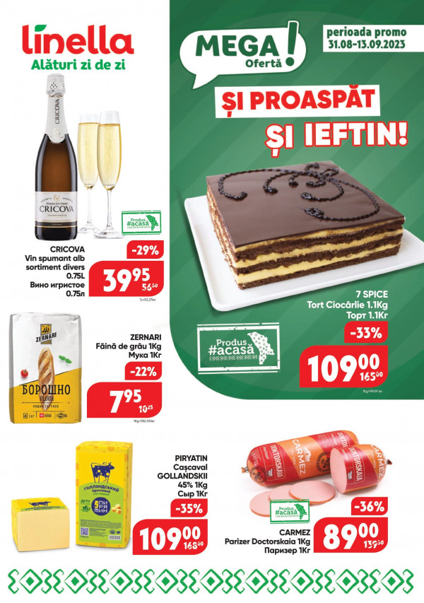 Linella catalog cu reduceri 31 August 13 September 2023
