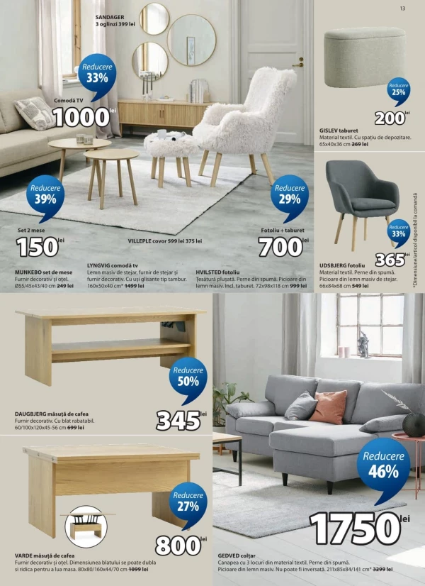 Catalog JYSK - Catalogul cu reduceri, pagina 13: reduceri și oferte 24 aprilie - 26 mai 2026
