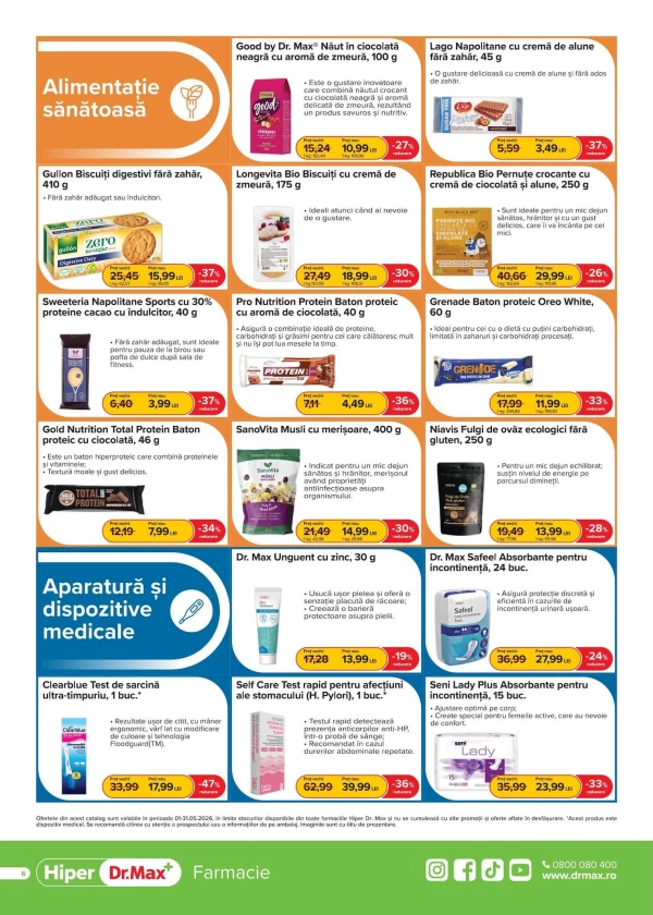 Catalog DrMax - Catalogul cu reduceri, pagina 6: reduceri și oferte 01 - 31 mai 2026
