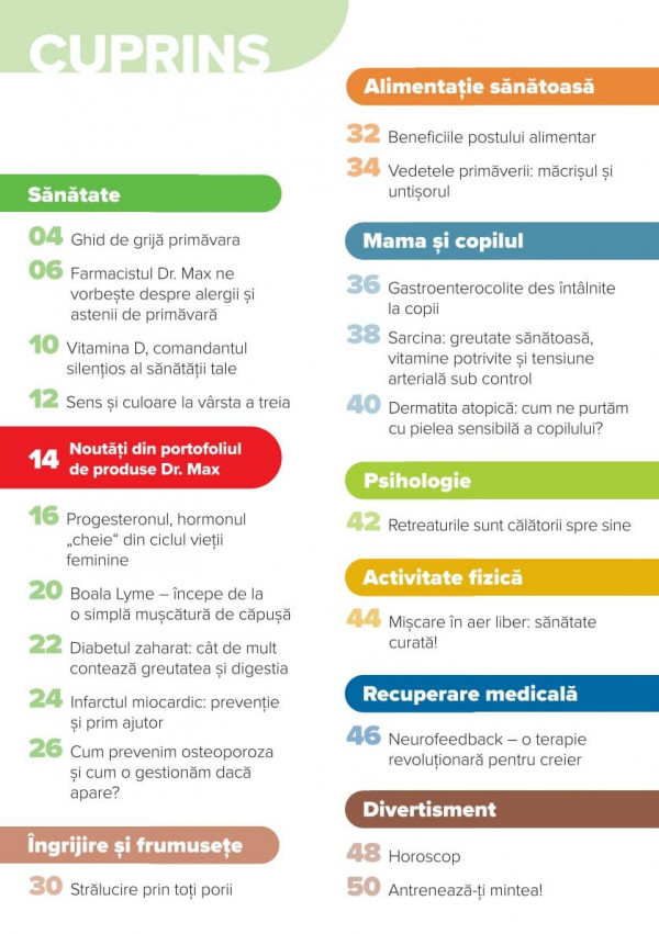 Catalog DrMax - Catalogul Sanatate, pagina 3: reduceri și oferte 01 martie - 31 mai 2026