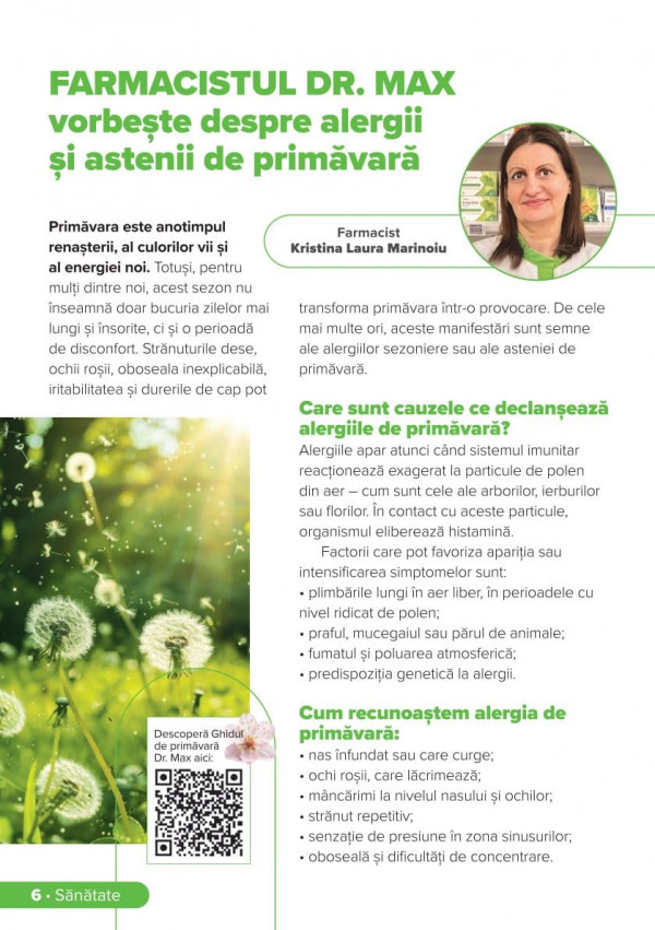Catalog DrMax - Catalogul Sanatate, pagina 6: reduceri și oferte 01 martie - 31 mai 2026