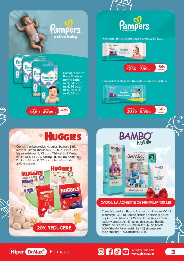 Catalog DrMax - Catalogul cu reduceri, pagina 3: reduceri și oferte 01 - 30 aprilie 2026