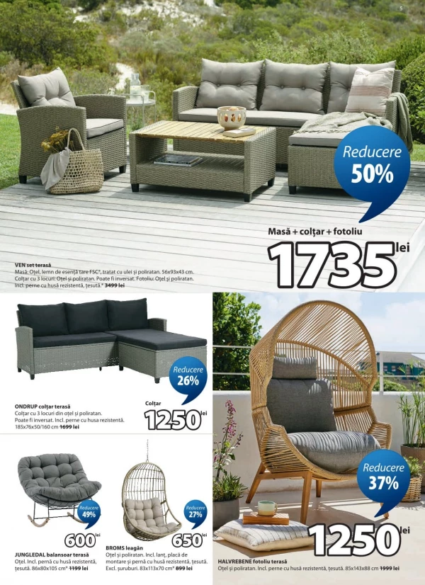 Catalog JYSK - Catalogul cu reduceri, pagina 5: reduceri și oferte 24 aprilie - 26 mai 2026