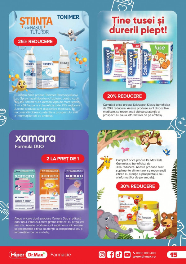 Catalog DrMax - Catalogul cu reduceri, pagina 15: reduceri și oferte 01 - 30 aprilie 2026