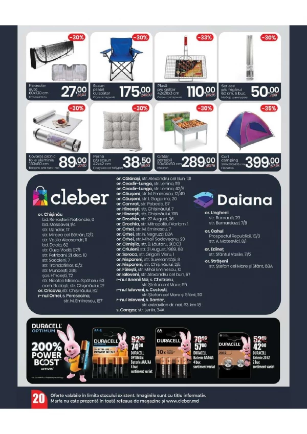Catalog Cleber - Catalogul cu reduceri, pagina 20: reduceri și oferte 03 august - 13 septembrie 2026