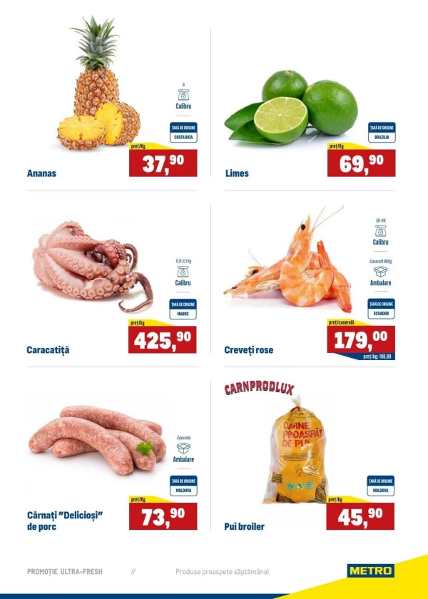 Каталог Metro - Щотижневі пропозиції на свіжі продукти, сторінка 3: знижки та акції 23 - 29 квітня 2026