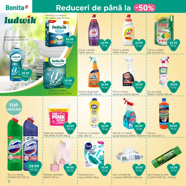 Catalog Bonita - Catalogul cu reduceri, pagina 2: reduceri și oferte 01 - 15 mai 2026