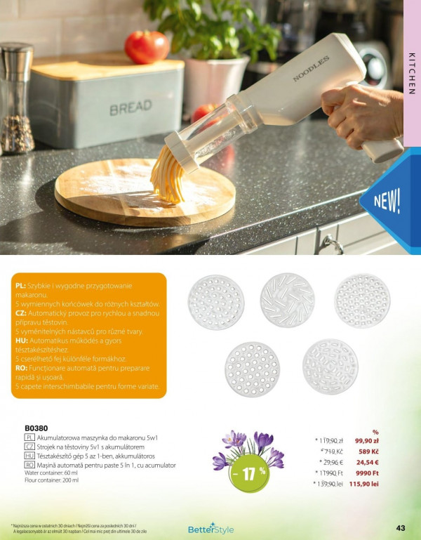 Catalog Betterstyle - Catalogul cu reduceri, pagina 43: reduceri și oferte 01 - 30 aprilie 2026