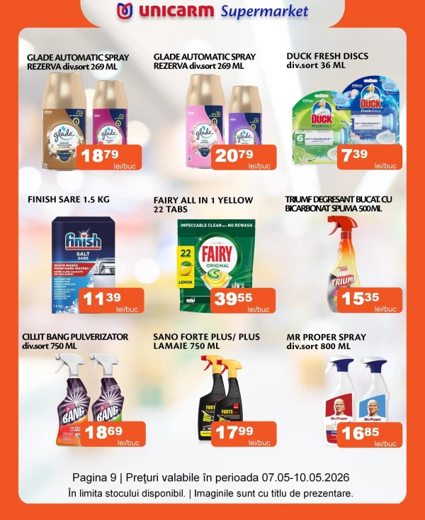 Catalog Unicarm - Catalogul cu reduceri, pagina 9: reduceri și oferte 07 - 10 mai 2026