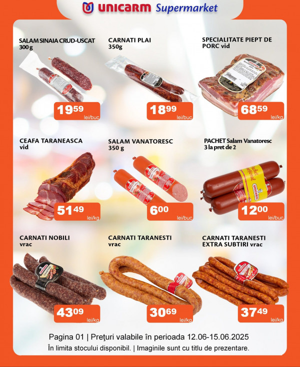 Unicarm Supermarket catalog cu reduceri