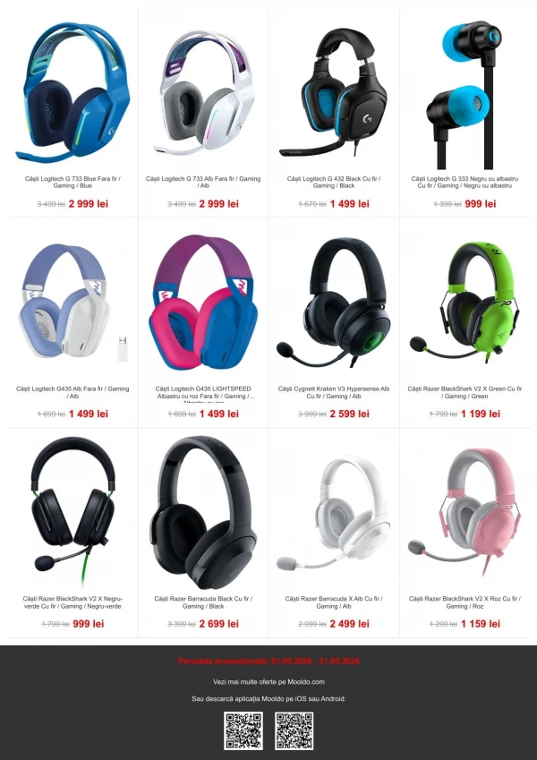 Catalog Bomba - Fii de neoprit! Periferice gaming cu reduceri de până la 35%, pagina 3: reduceri și oferte 01 - 31 mai 2026