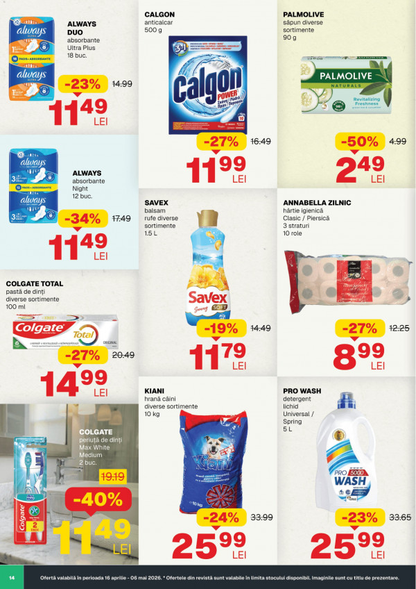 Catalog Annabella - Catalogul cu reduceri, pagina 14: reduceri și oferte 16 aprilie - 06 mai 2026
