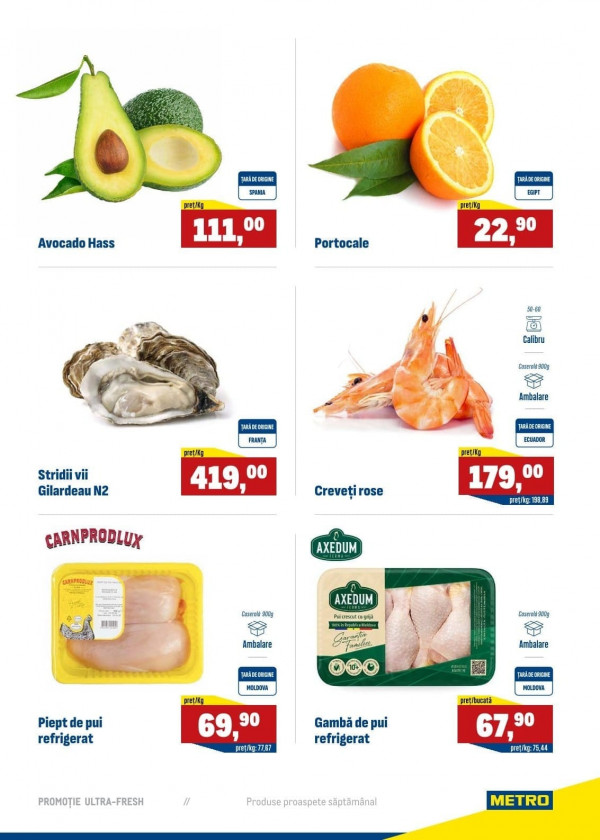 Каталог Metro - Щотижневі пропозиції на свіжі продукти, сторінка 3: знижки та акції 02 - 08 квітня 2026
