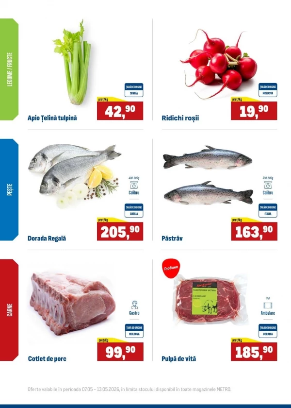 Catalog Metro - Oferte săptămânale la produse proaspete, pagina 2: reduceri și oferte 07 - 13 mai 2026