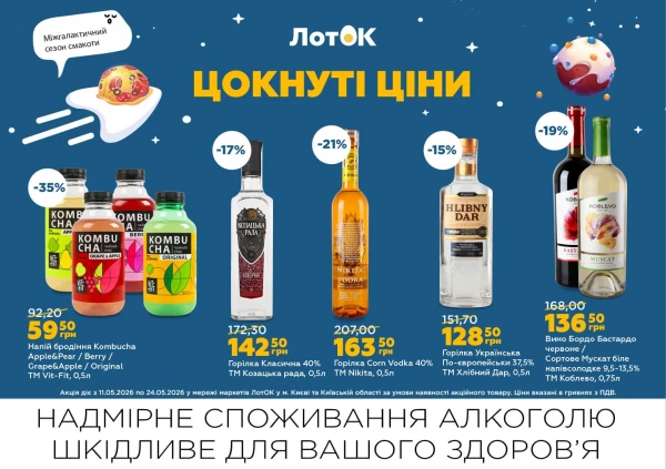 Каталог ЛотОК - Каталог знижок, сторінка 14: знижки та акції 11 - 24 травня 2026