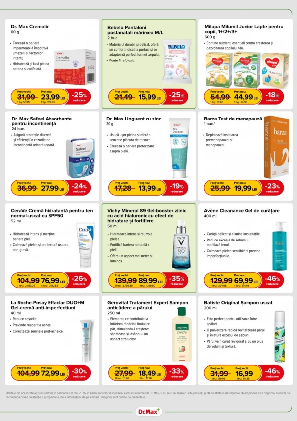 Catalog DrMax - Catalogul cu reduceri, pagina 7: reduceri și oferte 01 - 31 mai 2026
