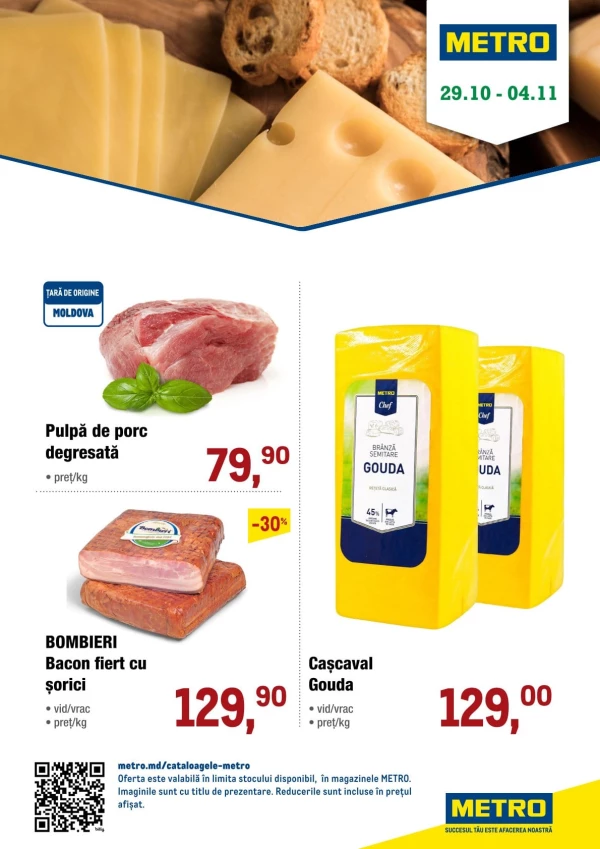 Catalog Metro - Oferta saptaminala, pagina 5: reduceri și oferte 29 octombrie – 4 noiembrie 2026