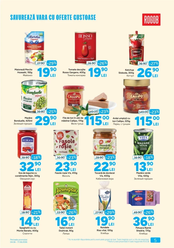 Catalog Rogob - Catalogul cu reduceri, pagina 5: reduceri și oferte 04 - 17 iunie 2026