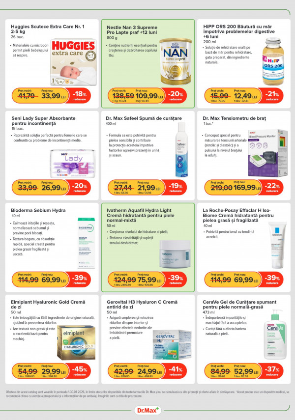 Catalog DrMax - Catalogul cu reduceri, pagina 7: reduceri și oferte 01 - 30 aprilie 2026