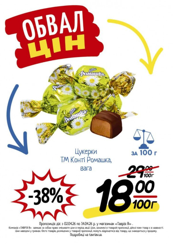 Каталог Таврія В - Каталог знижок, сторінка 17: знижки та акції 02 - 14 квітня 2026