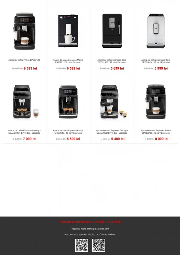 Catalog Bomba - Începe-ți dimineața perfectă! Reduceri de până la 50% la aparate de cafea, pagina 2: reduceri și oferte 01 - 31 mai 2026