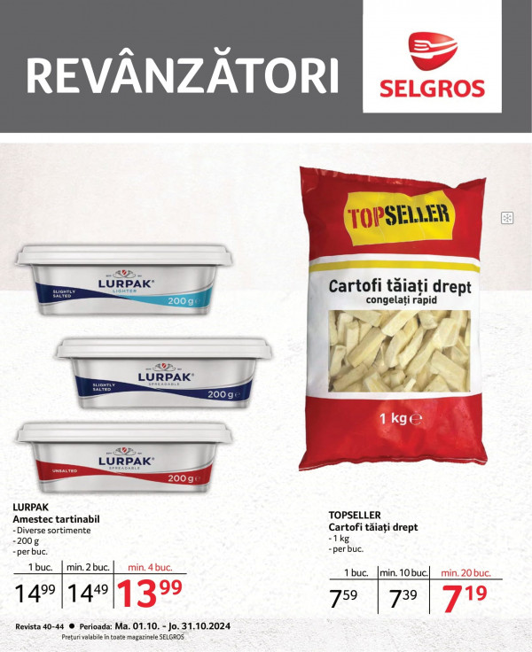 Selgros catalog cu reduceri